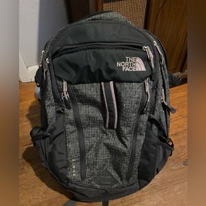 Women's The North Face Surge Backpack Asphalt Grey Heather/Quail Grey